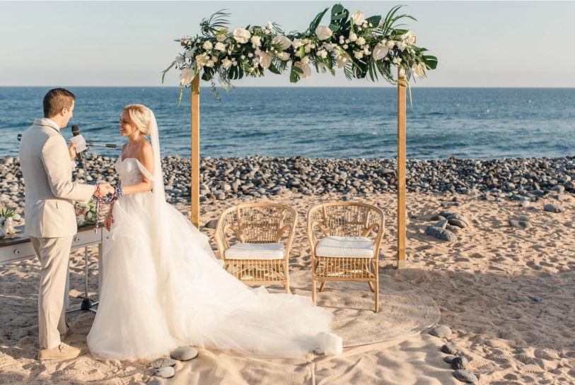 Boda en la playa en Tenerife